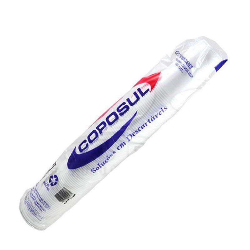 COPO DESCARTÁVEL 50ML COPOSUL BRANCO - PC COM 100 UN