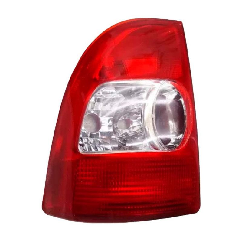 LANTERNA TRASEIRA FIAT STRADA 01/04 ACRÍLICO MIKRON LADO ESQUERDO BICOLOR - UNIDADE
