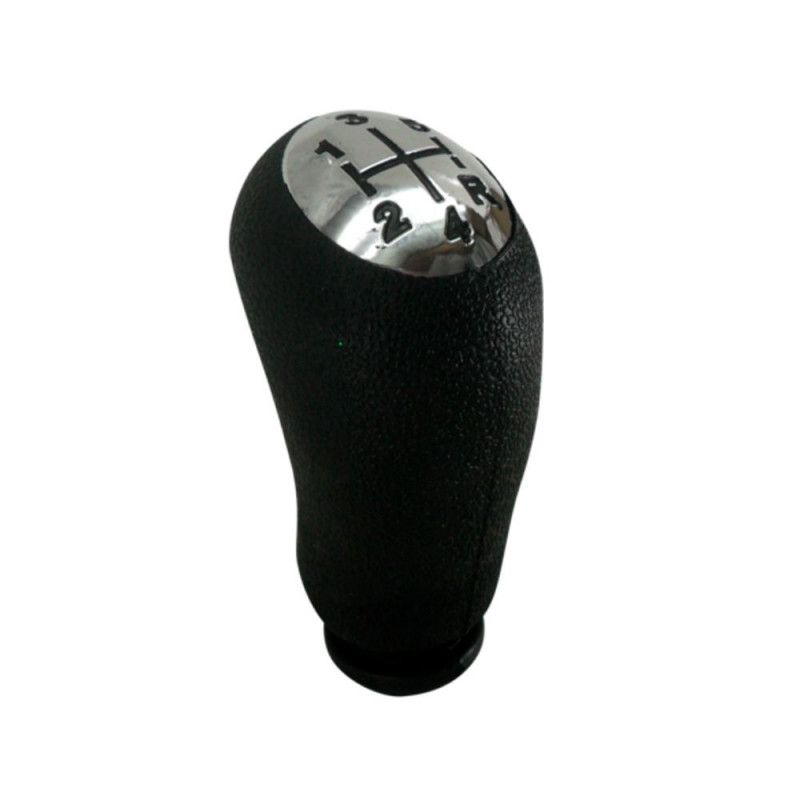 MANOPLA DE CÂMBIO LOGAN/ SANDERO/ DUSTER AUTOPLAST COR PRETA C/ CROMADO - UNIDADE