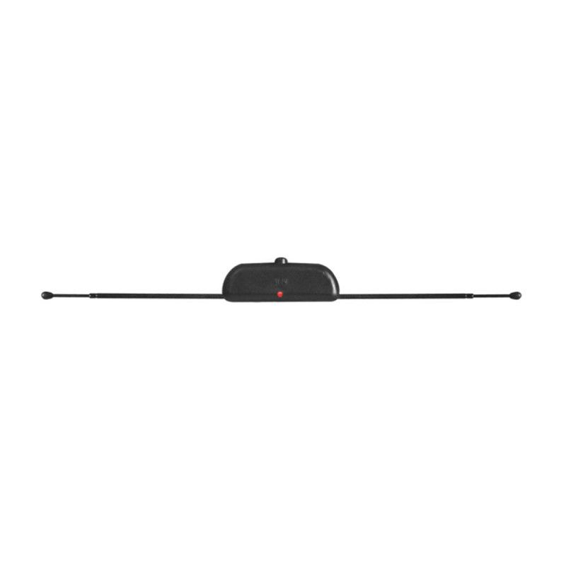 ANTENA ELÉTRICA ULTRA RETRÁTIL AMPLIFICADA NSN COR PRETA - UNIDADE