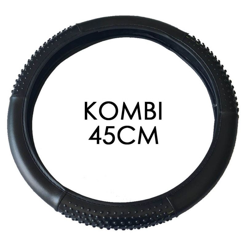 CAPA PARA VOLANTE C/ MASSAGEADOR 45CM (KOMBI) NOVAT COR PRETA - UNIDADE