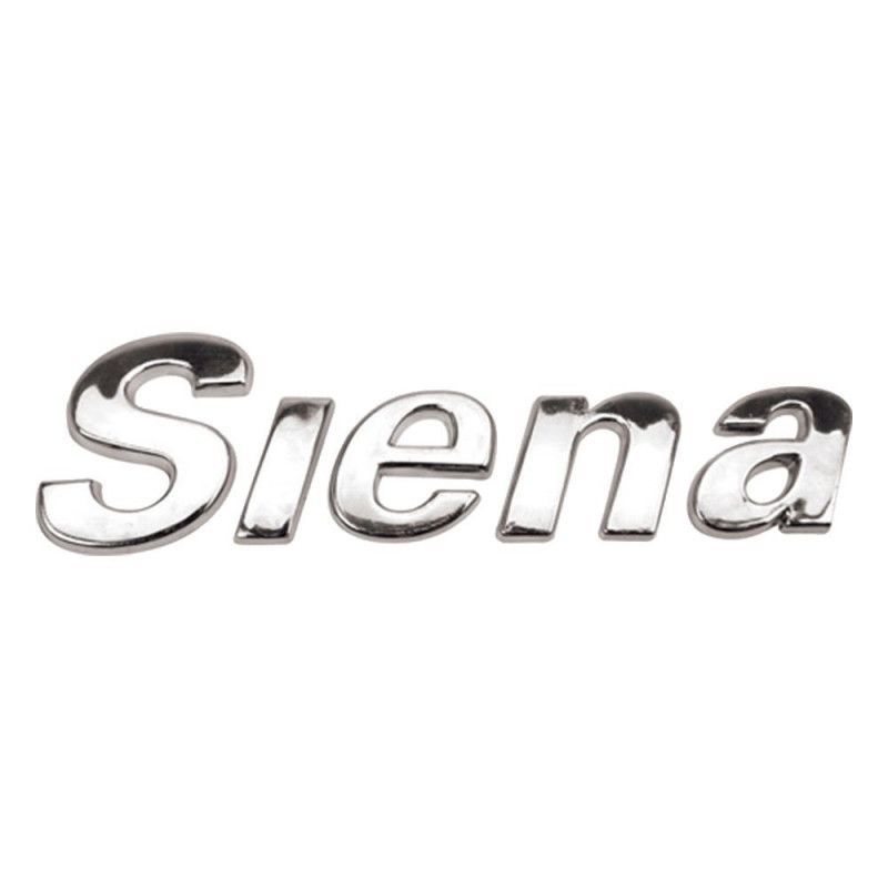 EMBLEMA SIENA CROMADO LINHA 2000 MARÇON 588 - UNIDADE