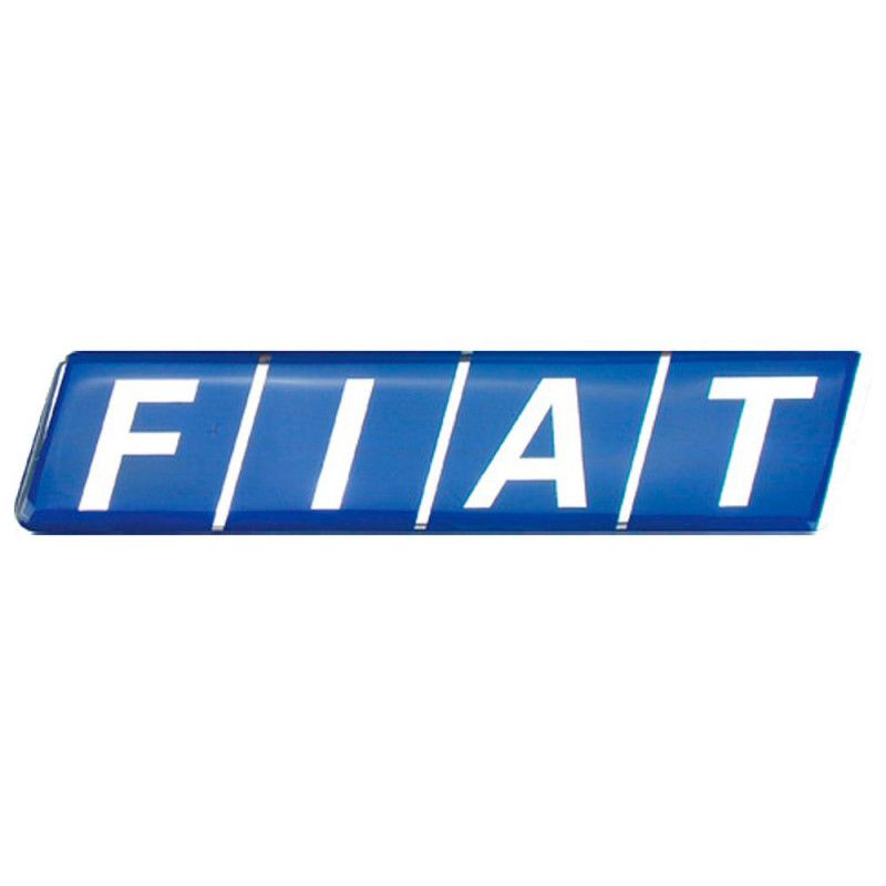 EMBLEMA RESINADO FIAT PORTA-MALA AZUL MARÇON 7013 - UNIDADE