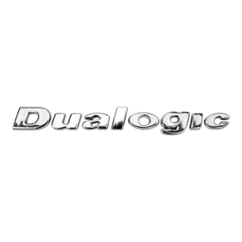 EMBLEMA DUALOGIC CROMADO LINHA 08 MARÇON 13027 - UNIDADE