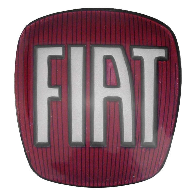 EMBLEMA FIAT APLIQUE FECHADURA ACRÍLICO MARÇON 13081 - UNIDADE