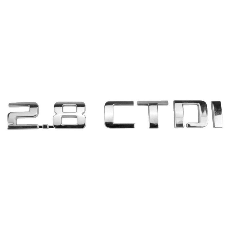 EMBLEMA LETREIRO 2.8 CTDI S-10 MARÇON 8655 - UNIDADE