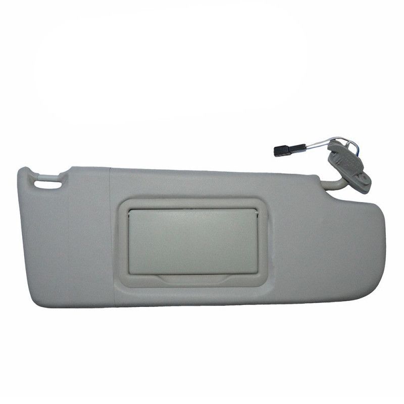 QUEBRA-SOL GOL G5/ G6 CINZA NEWTEC LADO DIREITO ESPELHO/ ILUMINAÇÃO/ BOLSA - UNIDADE