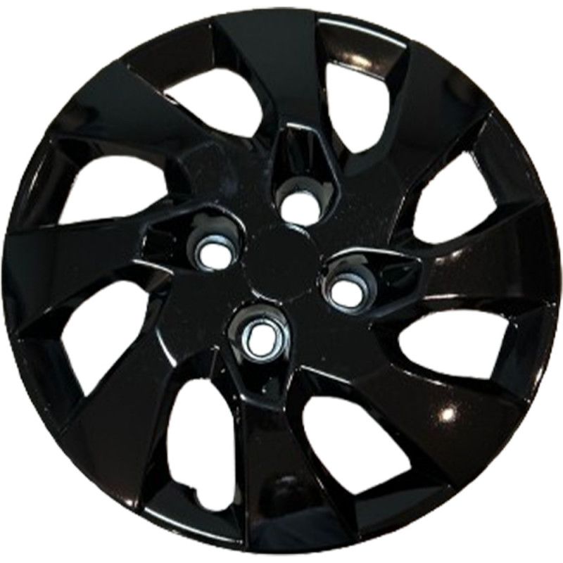CALOTA PRETO BRILHO ONIX/ PRISMA 14/16 TOPMIX ARO 15 - JOGO COM 4 UN