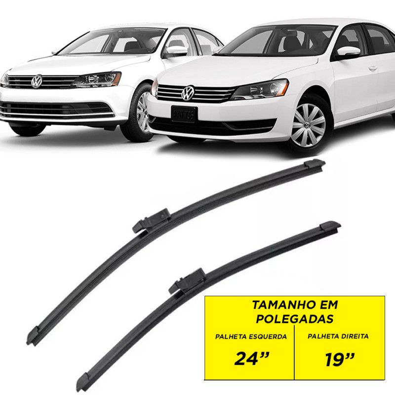 PALHETA ESPECÍFICA DE SILICONE JETTA .../18/ PASSAT .../17 AUTOVEX 24/19" - UNIDADE