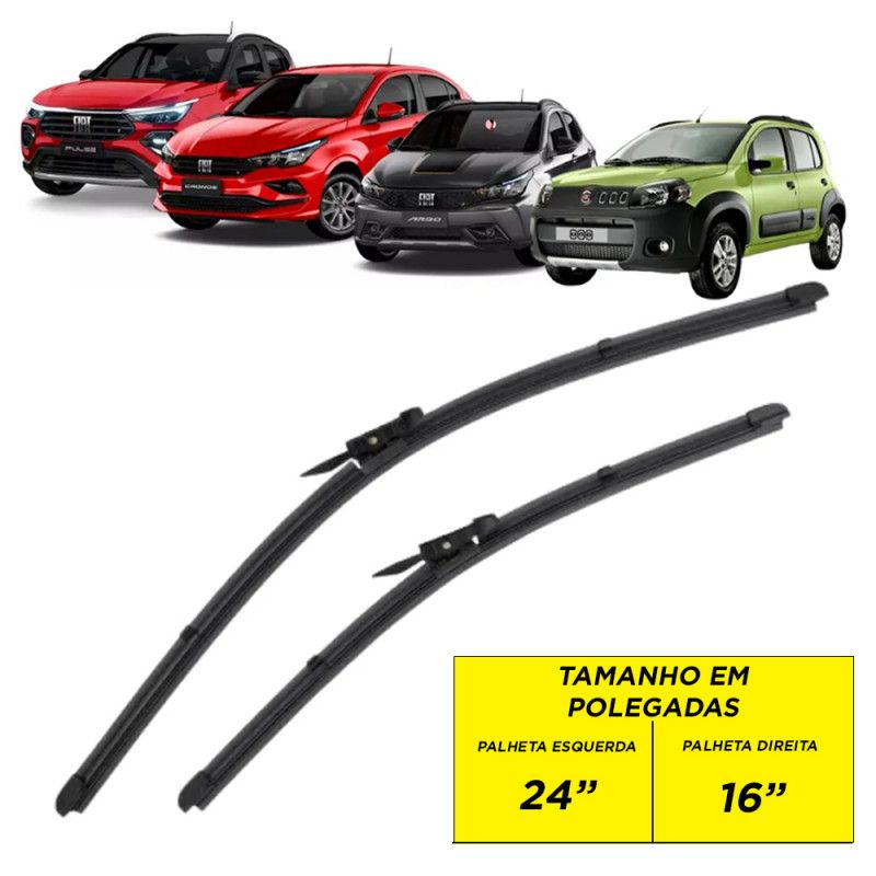 PALHETA ESPECÍFICA DE SILICONE UNO/ ARGO/ CRONOS AUTOVEX 24/16" - UNIDADE