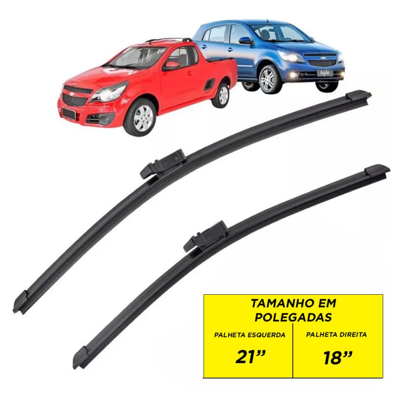 PALHETA ESPECÍFICA DE SILICONE AGILE/ MONTANA AUTOVEX 21/18" - UNIDADE