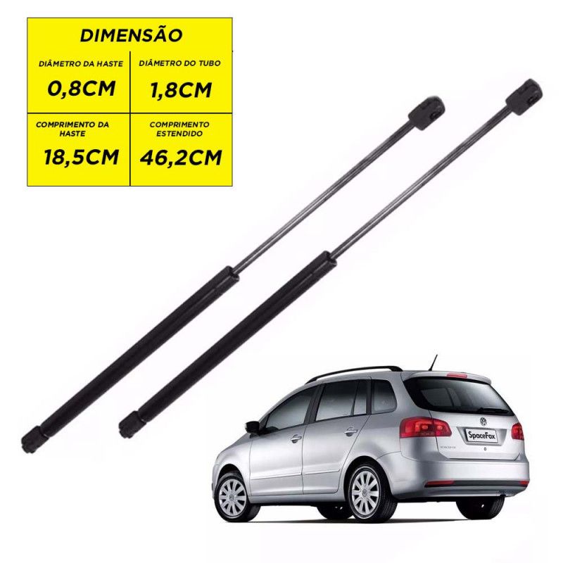 AMORTECEDOR DA TAMPA PORTA MALA SPACE FOX 06/15 AUTOVEX - UNIDADE