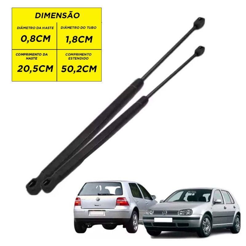 AMORTECEDOR DA TAMPA PORTA MALA GOLF 97/03 AUTOVEX - UNIDADE