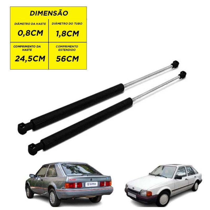 AMORT. TAMPA PORTA MALA ESCORT AUTOVEX - 83/92 . COM 1 UN