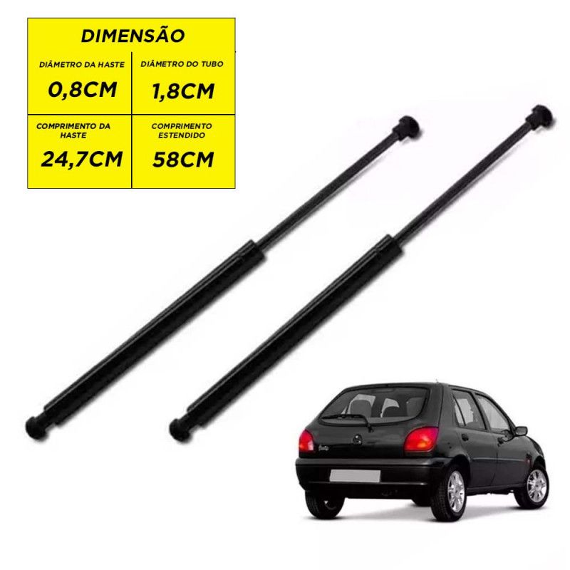 AMORT. TAMPA PORTA MALA FIESTA AUTOVEX - 96/02 . COM 1 UN