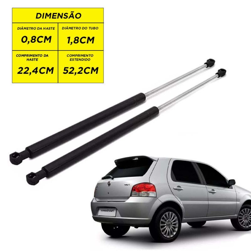 AMORTECEDOR DA TAMPA PORTA MALA PALIO GII 11/... AUTOVEX - UNIDADE