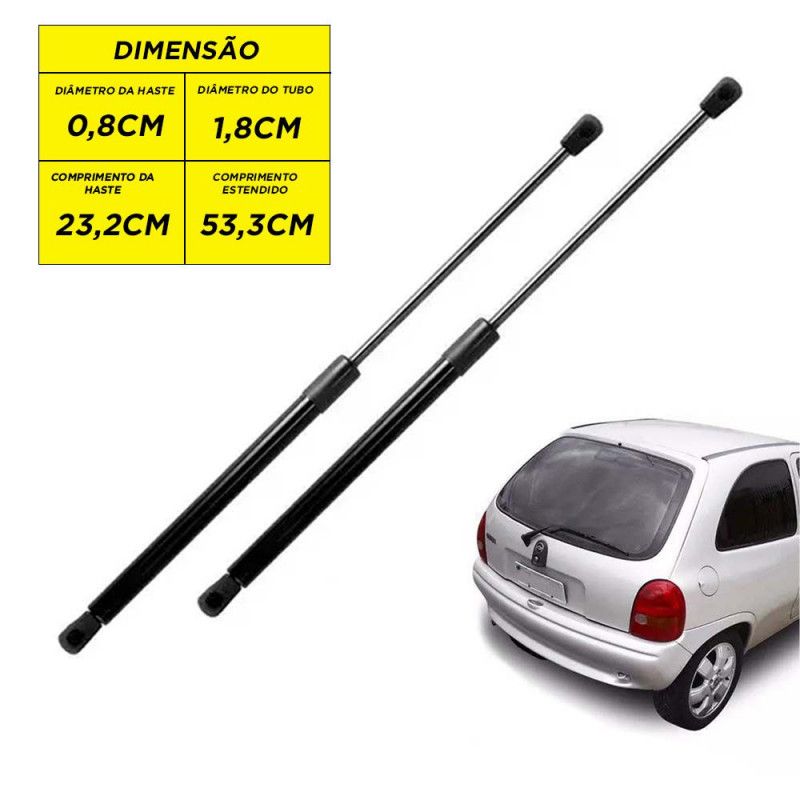 AMORT. TAMPA PORTA MALA CORSA AUTOVEX - 94/02 . COM 1 UN