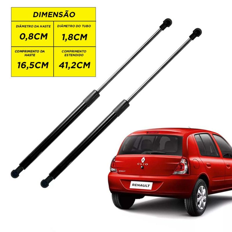 AMORT. TAMPA PORTA MALA CLIO AUTOVEX - 2000/... . COM 1 UN