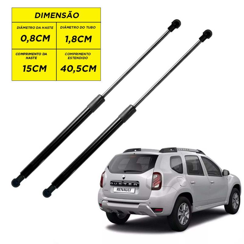 AMORTECEDOR DA TAMPA PORTA MALA DUSTER 04/10 AUTOVEX - UNIDADE