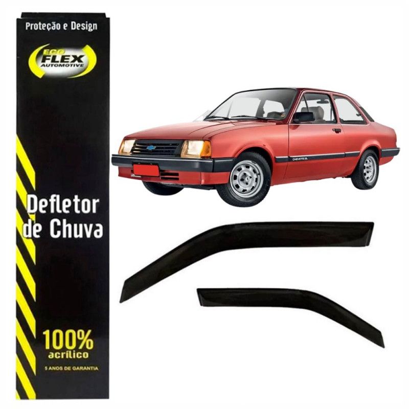 CALHA DE CHUVA CHEVETTE 2 PORTAS ECOFLEX - JOGO