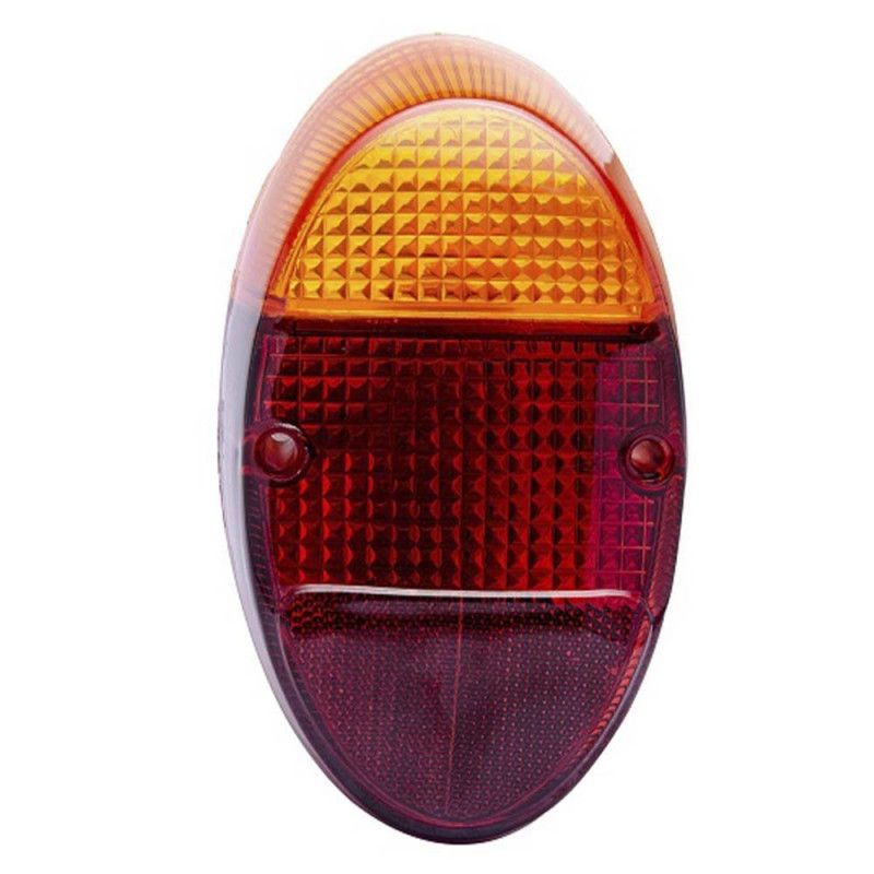 LENTE DA LANTERNA TRASEIRA FUSCA 1200/ 1300 INDCAR BICOLOR - PC COM 2 UN