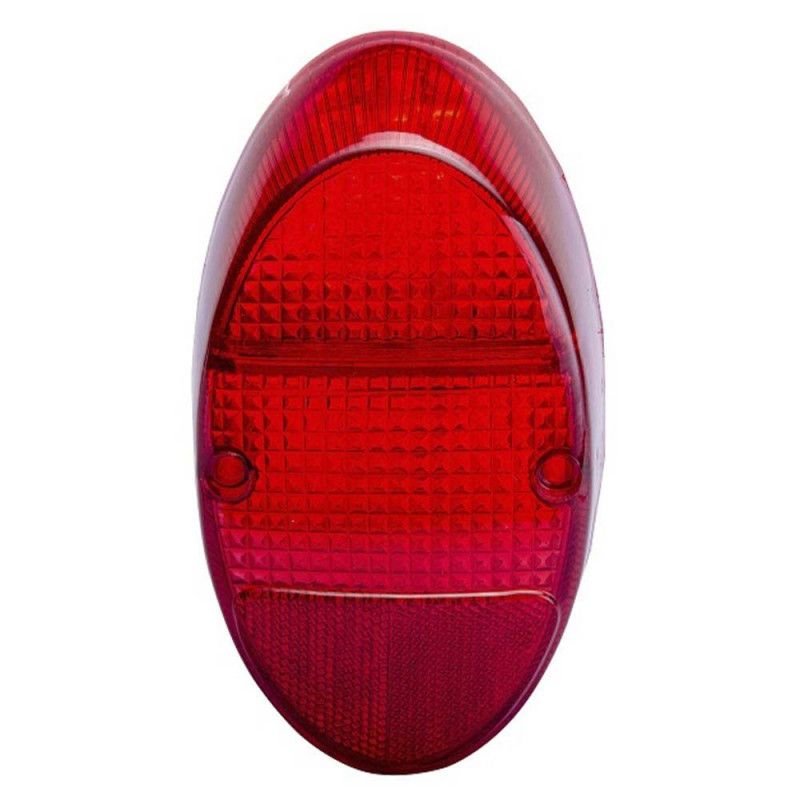 LENTE DA LANTERNA TRASEIRA FUSCA 1200/ 1300 INDCAR COR RUBI - PC COM 2 UN