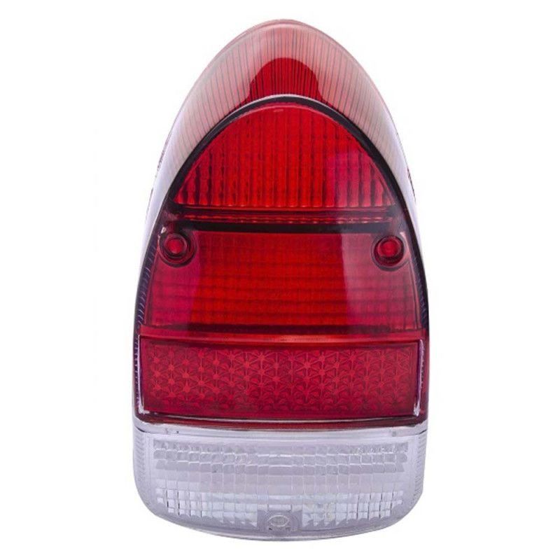 LENTE DA LANTERNA TRASEIRA FUSCA 1500 INDCAR BICOLOR - PC COM 2 UN