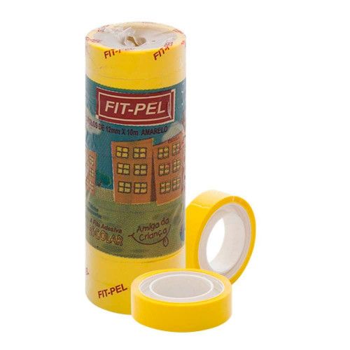 FITA DUREX FIT-PEL 12MM 20 METROS - PC COM 10 UN
