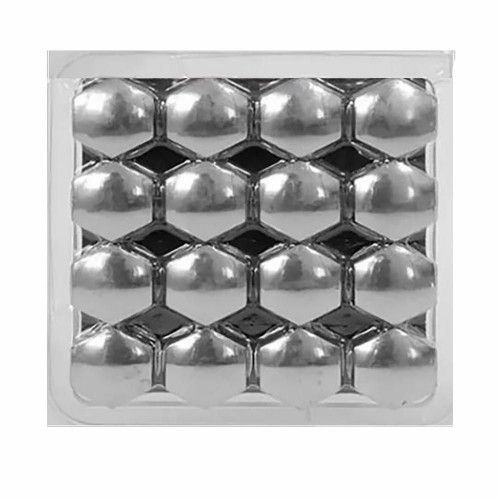 CAPA DE PARAFUSO CROMADA 17 MM - UNIDADE