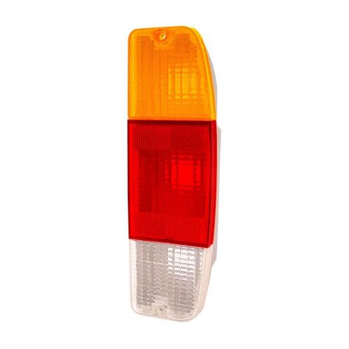 LANTERNA TRASEIRA F-1000 .../91/ PAMPA .../97/ BRUSY LADO ESQUERDO ACRÍLICO TRICOLOR - UNIDADE