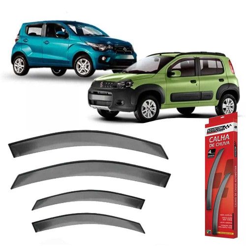 CALHA DE CHUVA UNO/ MOBI 10/21 MARÇON 4 PORTAS - JOGO