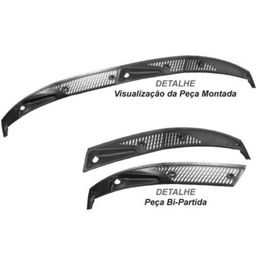 GRADE DO PARA-BRISA GOL 95/99 AUTOPLAST CHURRASQUEIRA - UNIDADE