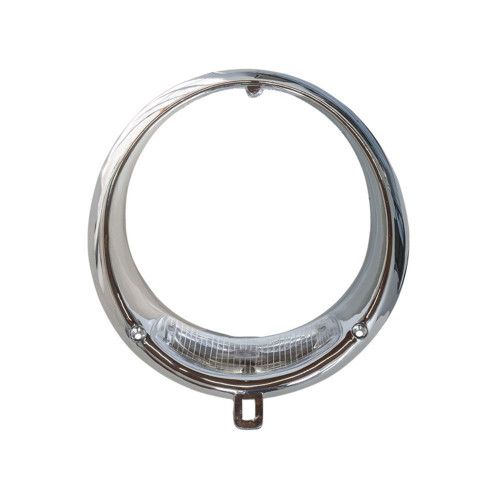 ARO DE FAROL FUSCA TREMENDÃO NSN CROMADO - CX COM 2 UN