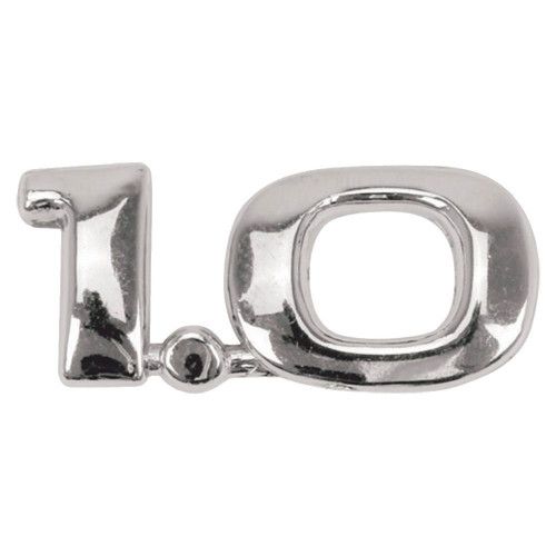 EMBLEMA CROMADO 1.0 LINHA VW MARÇON 9024 - UNIDADE