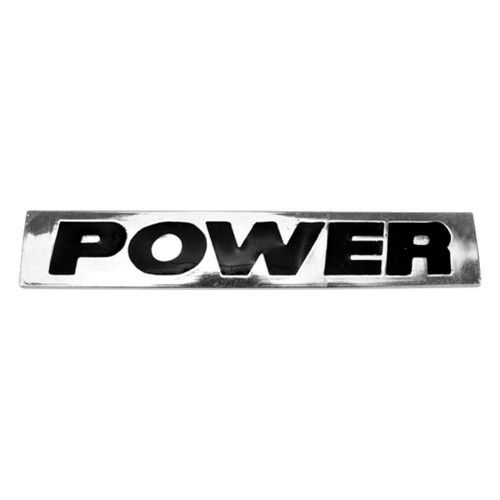 EMBLEMA PLAQUETA POWER LINHA GV MARÇON 9651 - UNIDADE