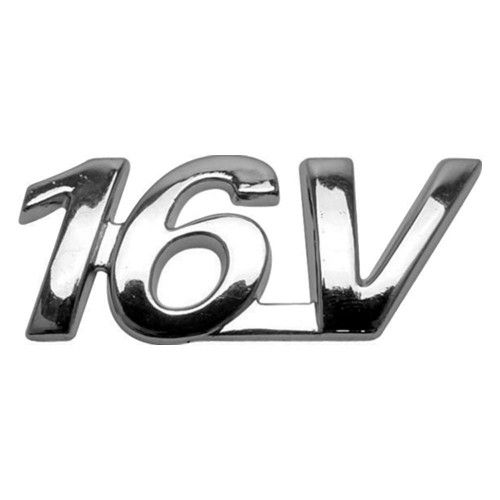 EMBLEMA 16V CROMADO LINHA 2000 MARÇON 585 - UNIDADE