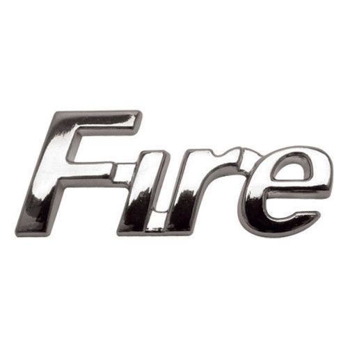 EMBLEMA FIRE CROMADO LINHA 2000 MARÇON 586 - UNIDADE