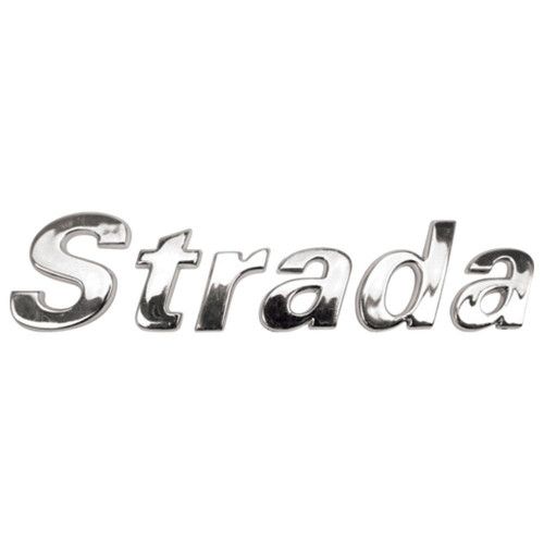 EMBLEMA STRADA CROMADO LINHA 2000 MARÇON 592 - UNIDADE