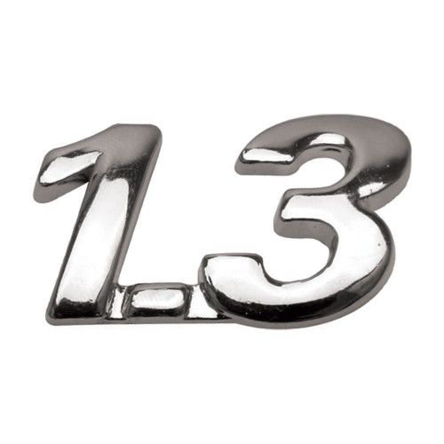 EMBLEMA 1.3 CROMADO LINHA FIRE MARÇON 13001 - UNIDADE 