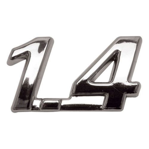EMBLEMA 1.4 CROMADO LINHA 2004 MARÇON 13008 - UNIDADE 