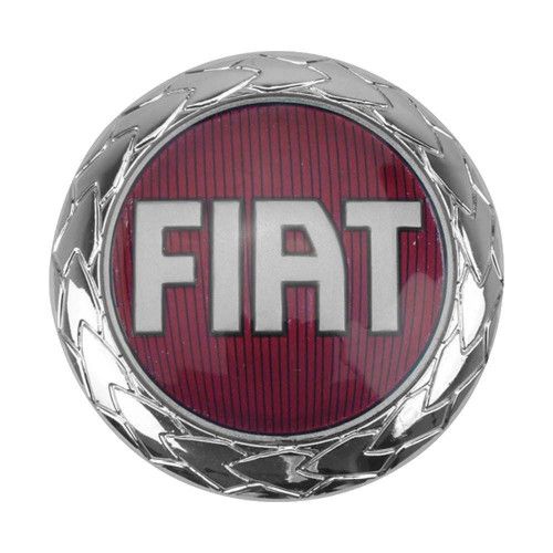 EMBLEMA LOGO FIAT .../07 PORTA-MALA/ GRADE VERMELHO MARÇON 13020 - UNIDADE 