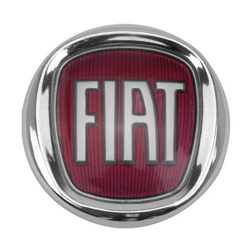 EMBLEMA LOGO FIAT LINHA 2008 VERMELHO PORTA-MALA MARÇON 13026 - UNIDADE