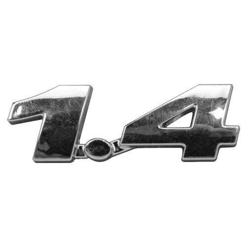 EMBLEMA 1.4 CROMADO LINHA 2012 MARÇON 13056 - UNIDADE