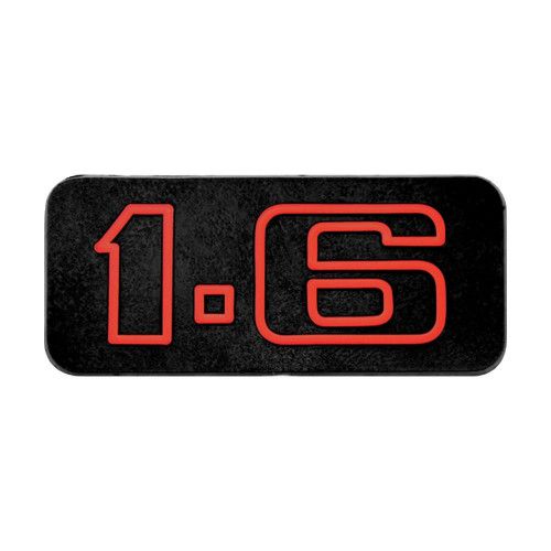 EMBLEMA PLAQUETA 1.6 GRADE GOL/ PASSAT MARÇON 305 - UNIDADE 