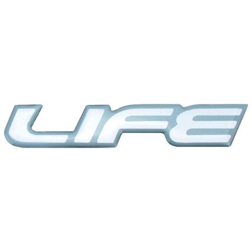 EMBLEMA RESINADO LIFE GRAFITE MARÇON 7180 - UNIDADE