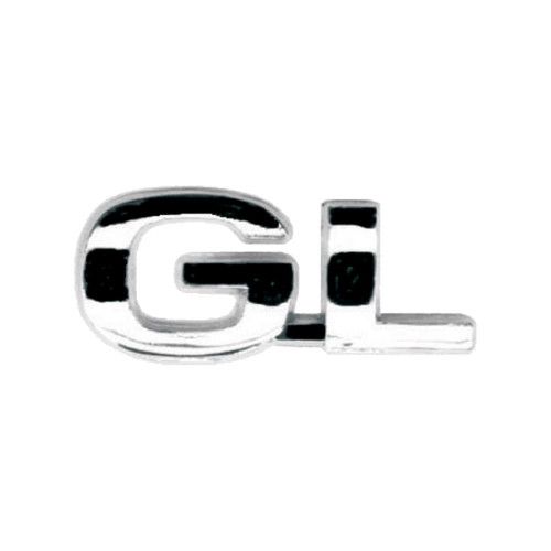 EMBLEMA GL CROMADO MARÇON 8008 - UNIDADE