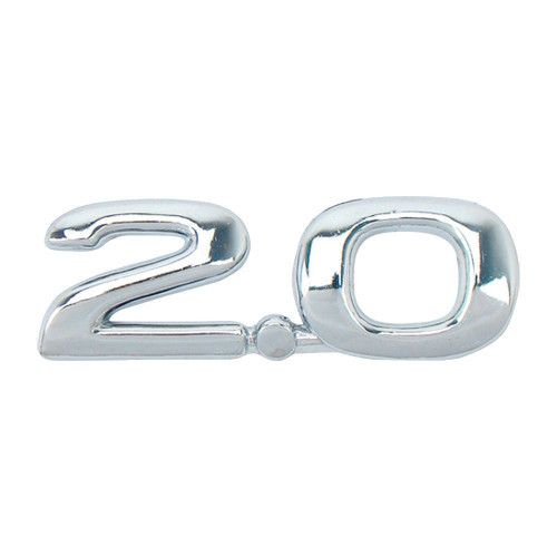 EMBLEMA 2.0 CROMADO MARÇON 8012 - UNIDADE