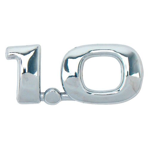 EMBLEMA 1.0 CROMADO MARÇON 8024 - UNIDADE