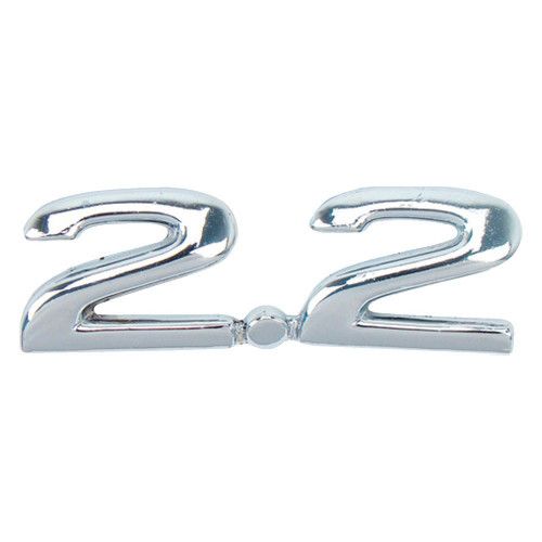 EMBLEMA 2.2 CROMADO MARÇON 8028 - UNIDADE