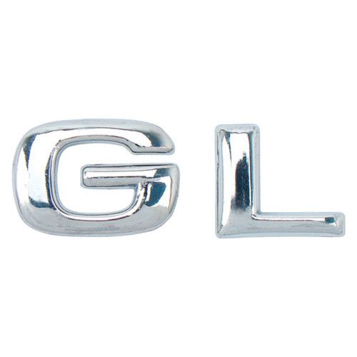 EMBLEMA GL CROMADO MARÇON 8206 - UNIDADE